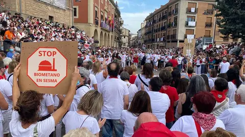Vecinos y Ayuntamiento de Lodosa denuncian el riesgo del biometano