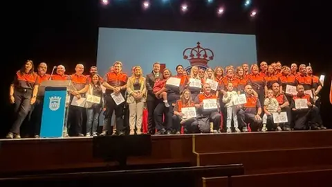 Homenaje a los 40 años de Protección Civil Tudela