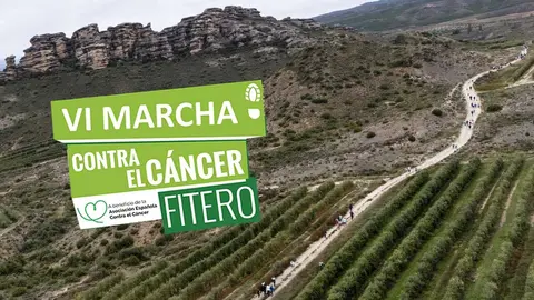 Sexta marcha contra el cáncer en Fitero 2025
