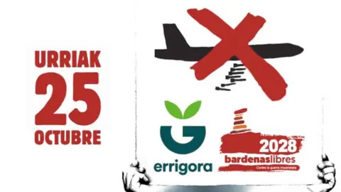 25 de octubre, jornada de movilización contra el aeródromo militar de Ablitas