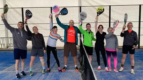 Campeonato de pádel en Cadreita. Foto. Facebook Cadreita pádel