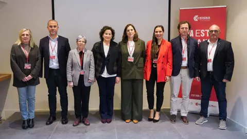 Begoña Azanza, Javier Lagunas, Josefa Torres, Mª Carmen Maeztu, Margarita Sánchez, Eugenia Clouet, Pablo Basarte y José Antonio Delgado