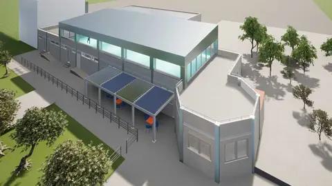 Fustiñana inaugura de dos nuevas salas en el complejo deportivo
