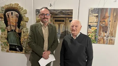 Inauguración de la exposición de César Riduejo en la UNED de Tudela