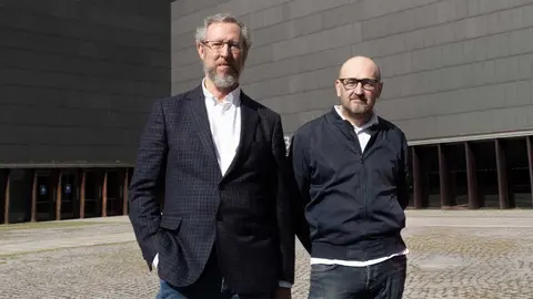 Alberto Cañada junto a Julio Mazarico