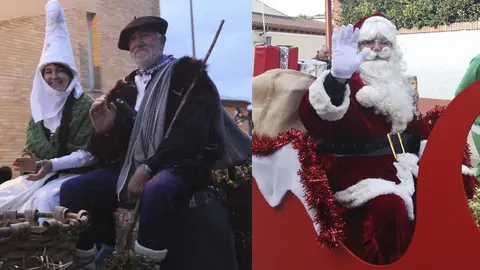 Olentxero y Pap&aacute; Noel en Bu&ntilde;uel Navidad 2025