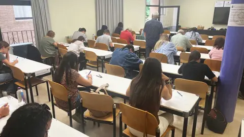 Aula de ex&aacute;menes de la Uned de Tudela