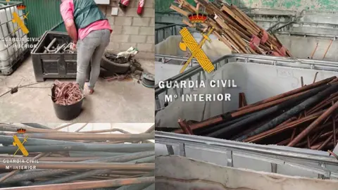 Robos de cobre en la Ribera