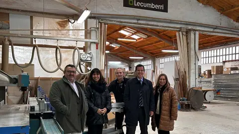 El consejero Irujo visita la empresa Lecumberri
