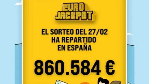 El Eurojackpot deja 430.292 euros en Tudela