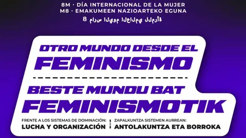 Plataforma 8M presenta el programa del 8M de 2026 en Tuddela