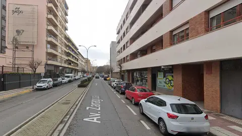 Avenida Zaragoza de Tudela. Foto de Archivo