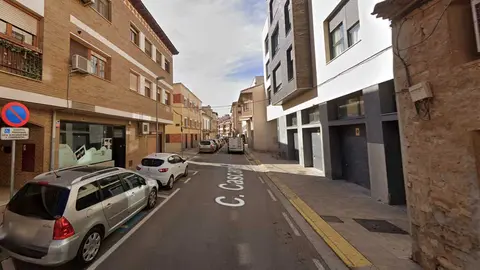 Calle Cascante de Tudela. Foto  Google Maps