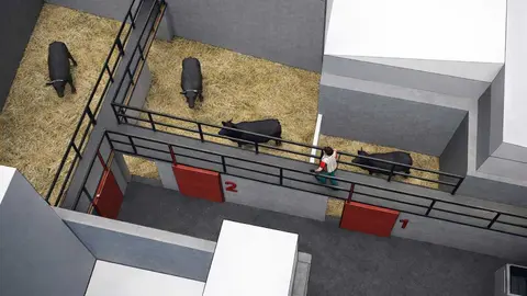 Reproducci&oacute;n del nuevo corral fijo de Fusti&ntilde;ana