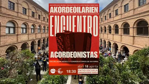 Encuentro de acordeonistas en el conservatorio de Tudela 2026