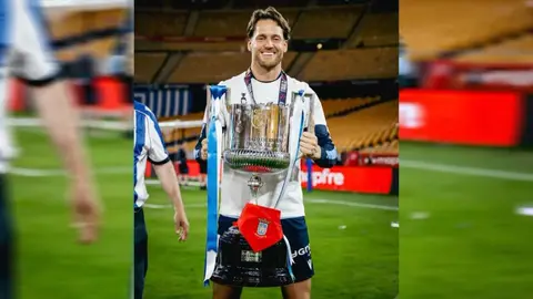 El cascantino &Aacute;lex Remiro, portero de la Real Sociedad y de la Selecci&oacute;n Espa&ntilde;ola, se proclama campe&oacute;n de la Copa del Rey 2026