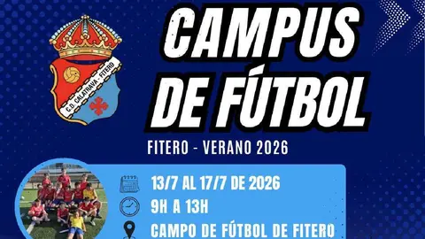 Campus de f&uacute;tbol 2026 en Fitero