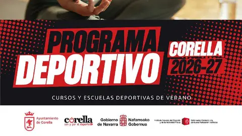 Programa deportivo municipal 2026 en Corella