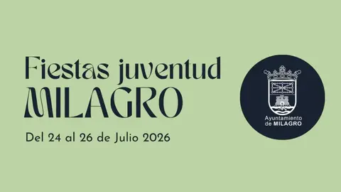 Programa fiestas de la Juventud en Milagro 2026
