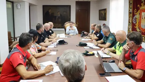 Reuni&oacute;n de la Junta Local de Seguridad por la Fiestas de Santa Ana