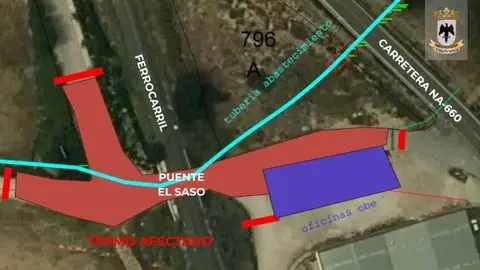 El Puente del Saso permanecer&aacute; cortado por obras