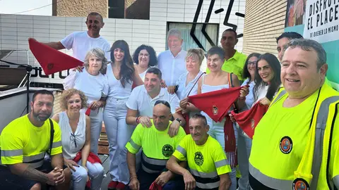 Protagonistas del Cohete de las Fiestas de Ribaforada 2026