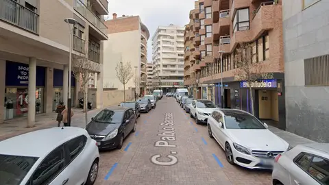 Calle Pablo Sarasate de Tudela. Google Maps