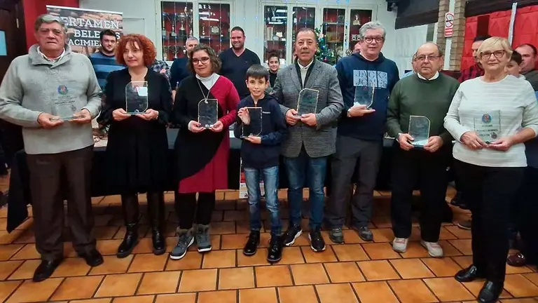 Galardonados en el 38º Certamen de Belenes y Nacimientos de la peña La Teba