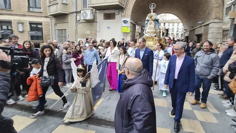 Procesión tradicional Ceremonia del Ángel de Tudela 2024
