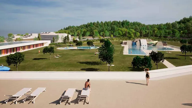 Imágenes del diseño de las nuevas piscinas municipales de Tudela (1)