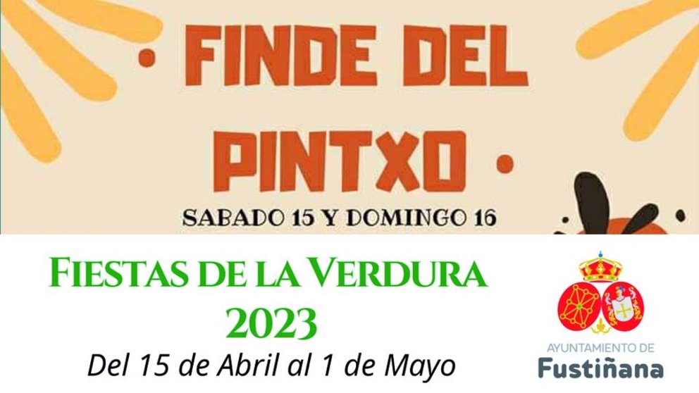 Finde del Pintxo Fiestas de la VErdura en Fustiñana 2023