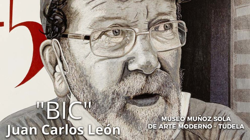 exposición temporal BIC con obras del pintor tudelano Juan Carlos León.