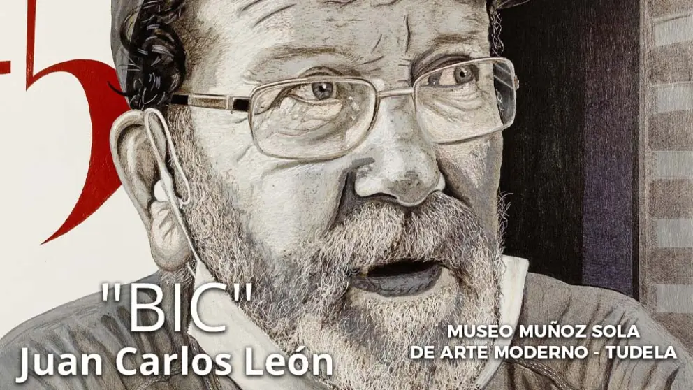 exposición temporal BIC con obras del pintor tudelano Juan Carlos León.