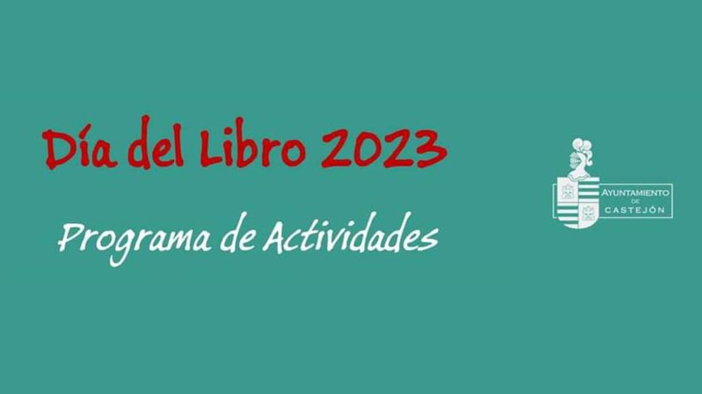 Programa de actividades con motivo del Día del Libro en Castejón