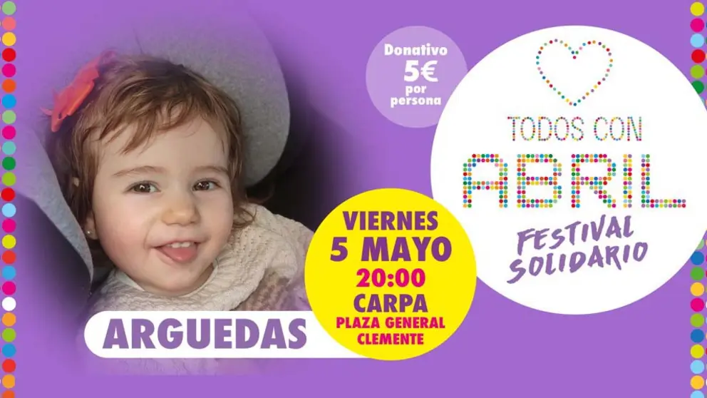 Festival solidario en Arguedas Todos con Abril