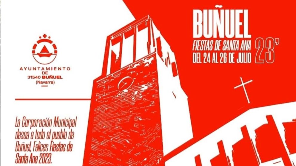 Programa Fiestas de Santa Ana 2023 en Buñuel