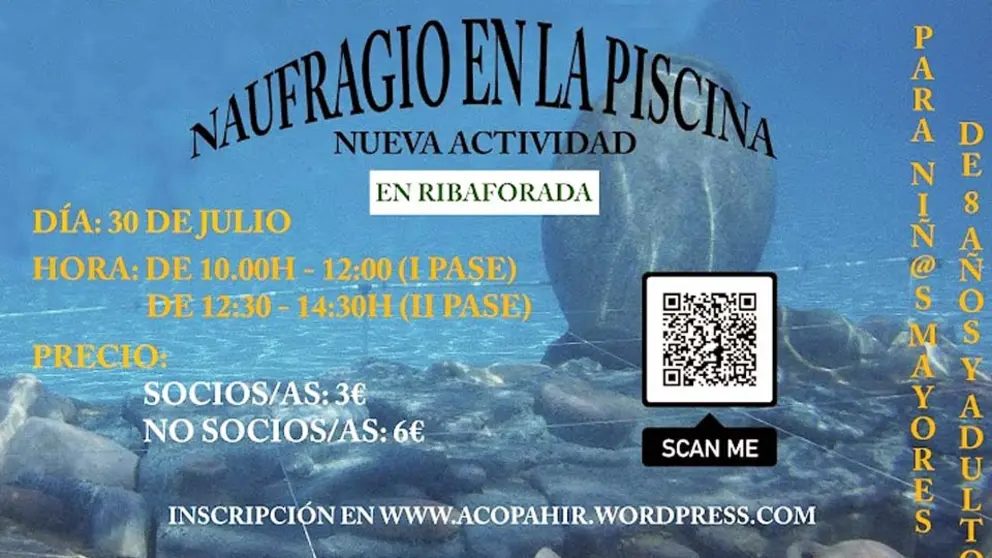 Taller de arqueología submarina en Ribaforada