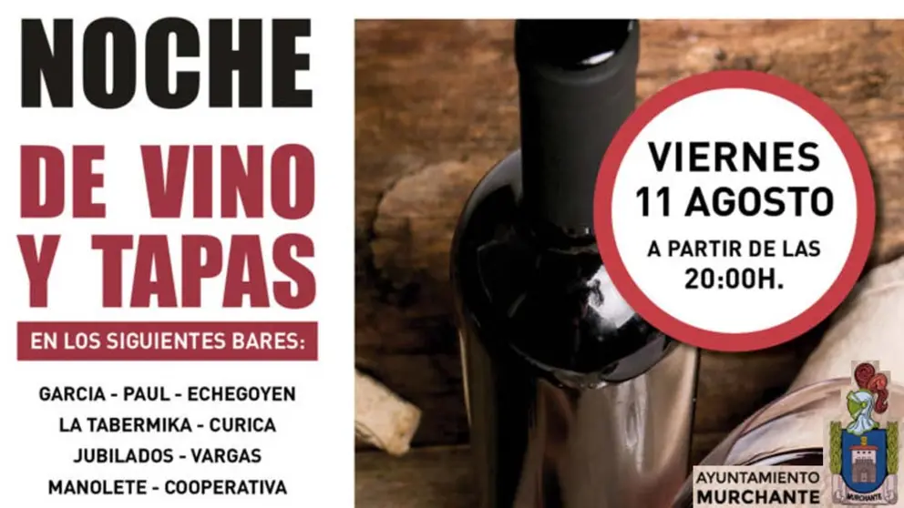 Noche de Vino y Tapas Murchante 2023