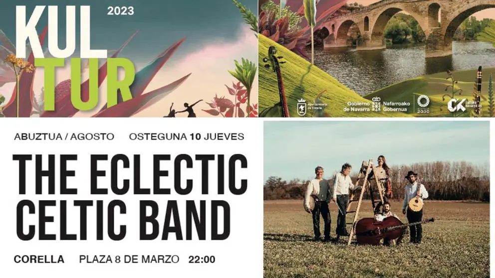 Concierto The Eclectic Celtic Band en Corella Kultur 2023