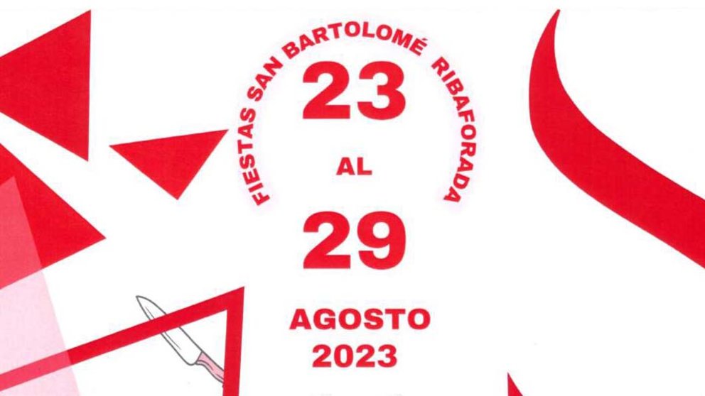 Programa de las fiestas de San Bartolomé 2023 Ribaforada