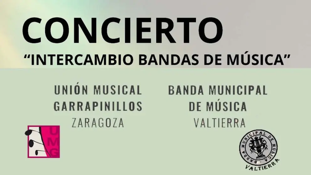 Concierto Intercambio Bandas de Música en Valtierra