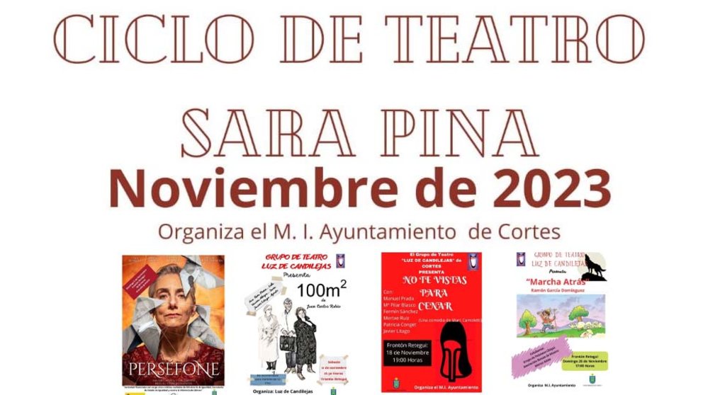 Ciclo de Teatro Sara Pina Cortes 2023