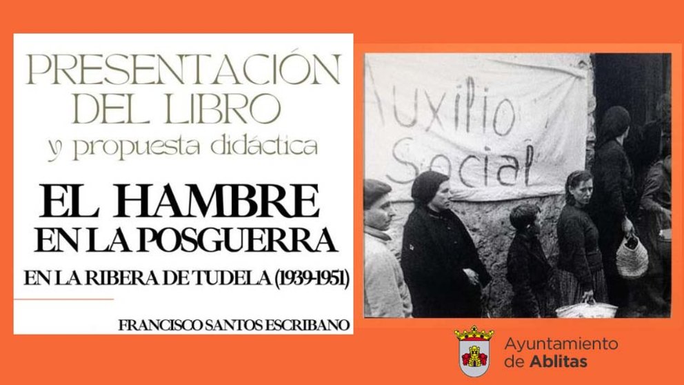 Presentación en Ablitas del libro El hambre en la posguerra de Francisco Santos. 