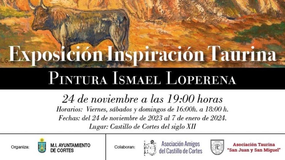 Inauguración Exposición Loperena en el Castillo de Cortes