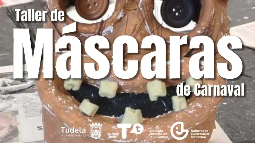 Taller de máscaras de carnaval. Juventud Tudela