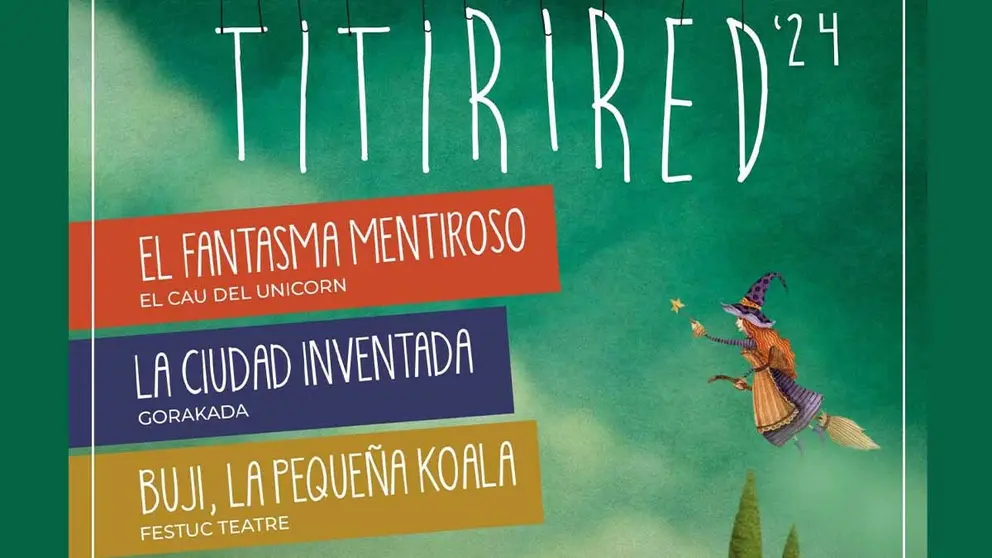 Programación del Festival de Títeres y Marionetas TITIRIRED 2024