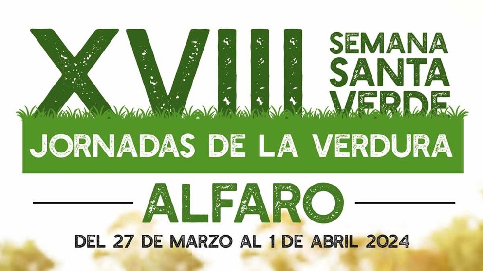 Programa de las Jornadas de la Verdura 2024 en Alfaro