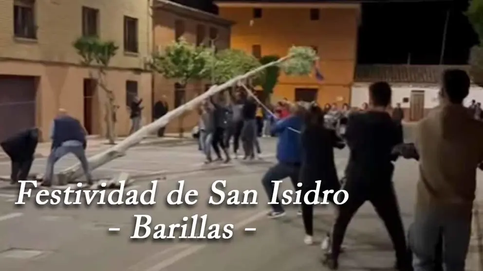 Colcoación del Mayo. San Isidro en Barillas