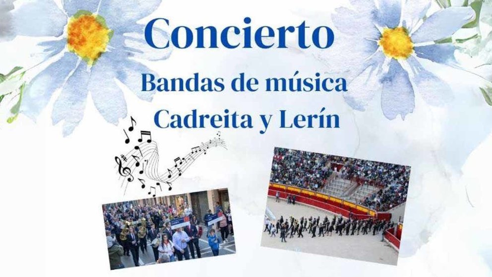 Concierto Bandas de música Cadreita y Lerín