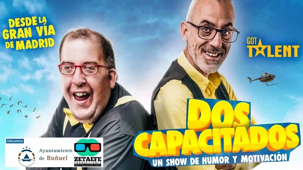 Show de humor Dos capacitados en Buñuel, Navarra